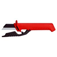 KNIPEX 98 56 Kabelmesser mit auswechselbarer Klinge 190 mm