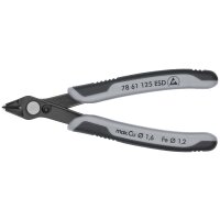 KNIPEX 78 61 125 ESD Electronic Super Knips® ESD mit...