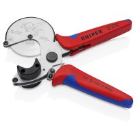 KNIPEX 90 25 25 für Verbund- und Kunststoffrohre mit Mehrkomponenten-Hüllen verchromt 210 mm
