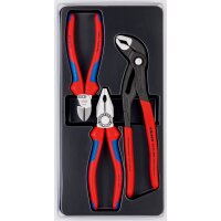 KNIPEX 00 20 09 V01 Bestseller-Paket 1 x 03 02 180, 1 x 70 02 160, 1 x 87 01 250  (SB-Karte/Blister)
