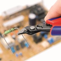 KNIPEX 78 61 125 Electronic Super Knips® mit Mehrkomponenten-Hüllen brüniert 125 mm