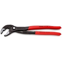 KNIPEX 87 01 300 Cobra® Hightech-Wasserpumpenzange mit rutschhemmendem Kunststoff überzogen grau atramentiert 300 mm