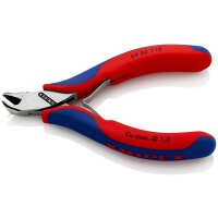 KNIPEX 64 52 115 Elektronik-Vornschneider mit Mehrkomponenten-Hüllen 115 mm