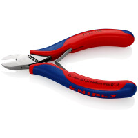 KNIPEX 77 22 115 Elektronik-Seitenschneider mit Mehrkomponenten-Hüllen 115 mm