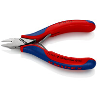 KNIPEX 77 52 115 Elektronik-Seitenschneider mit Mehrkomponenten-Hüllen 115 mm