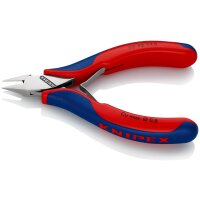 KNIPEX 77 72 115 Elektronik-Seitenschneider mit Mehrkomponenten-Hüllen 115 mm