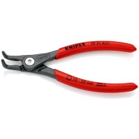 KNIPEX 49 21 A11 Präzisions-Sicherungsringzange für Außenringe auf Wellen mit rutschhemmendem Kunststoff überzogen grau atramentiert 130 mm