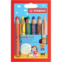STABILO woody 3 in 1 Buntstifte farbsortiert,