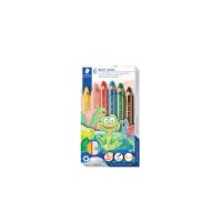 STAEDTLER Buddy 3in1 Buntstifte farbsortiert, 6 St.