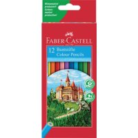 FABER-CASTELL CASTLE Buntstifte farbsortiert, 12 St.