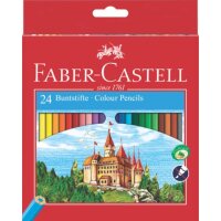 FABER-CASTELL CASTLE Buntstifte farbsortiert, 24 St.