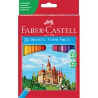 FABER-CASTELL Castle Buntstifte farbsortiert, 36 St.
