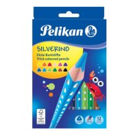 Pelikan SILVERINO Buntstifte farbsortiert, 12 St.