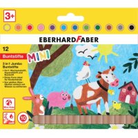EBERHARD FABER Jumbo MiniMaxi 3in1 Buntstifte...