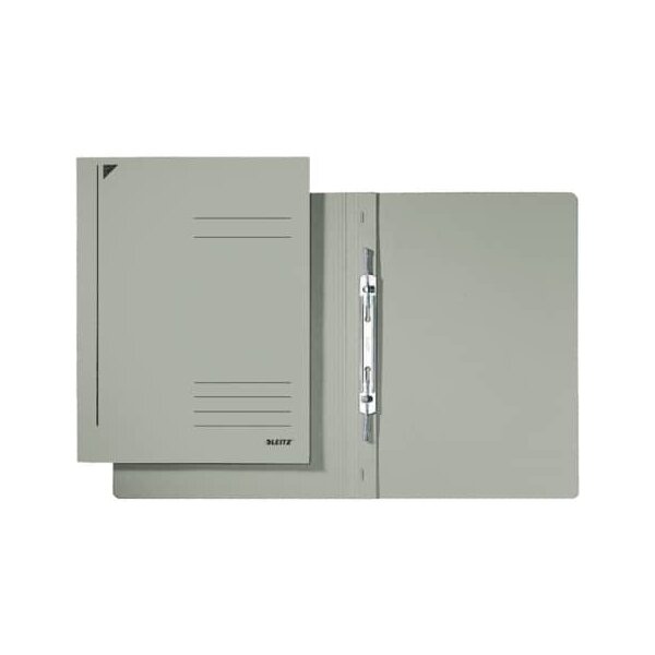 3040 Spiralhefter - A4, 250 Blatt, kfm. Heftung, Recycling-Karton, grau