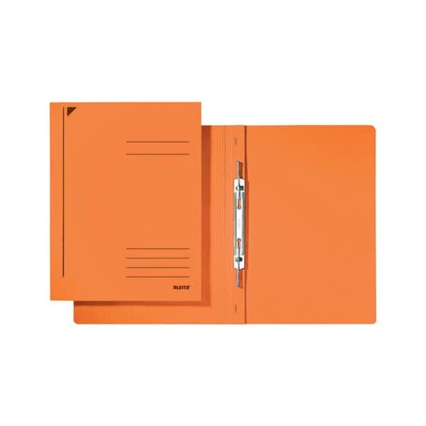 3040 Spiralhefter - A4, 250 Blatt, kfm. Heftung, Recycling-Karton, orange
