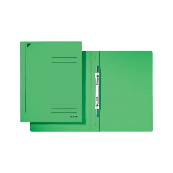 3040 Spiralhefter - A4, 250 Blatt, kfm. Heftung, Recycling-Karton, grün