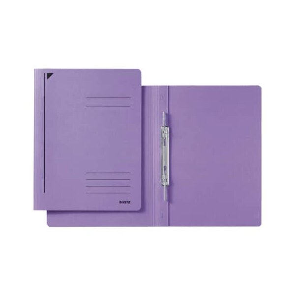 3040 Spiralhefter - A4, 250 Blatt, kfm. Heftung, Recycling-Karton, violett