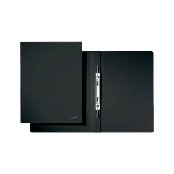 3040 Spiralhefter - A4, 250 Blatt, kfm. Heftung, Recycling-Karton, schwarz