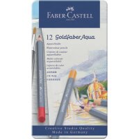 FABER-CASTELL Goldfaber Aqua Aquarellstifte farbsortiert,...