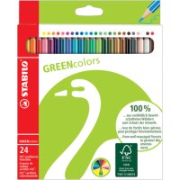 STABILO GREENcolors Buntstifte farbsortiert, 