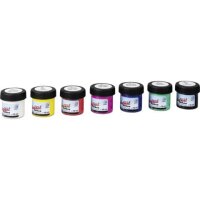LACUFA Schulmalfarben farbsortiert 7x 18,0 ml