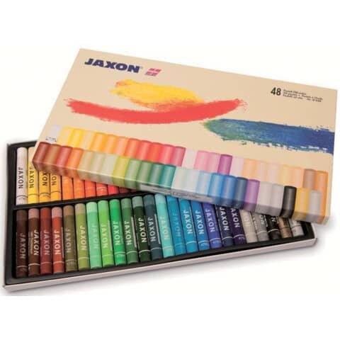 JAXON 47448 Ölkreide farbsortiert 48 St.