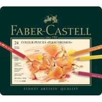 FABER-CASTELL POLYCHROMOS Buntstifte farbsortiert, 24 St.