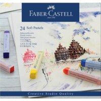 FABER-CASTELL Creative Studio Pastellkreide farbsortiert...