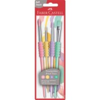 FABER-CASTELL Pastell Pinsel-Set Grö&szl