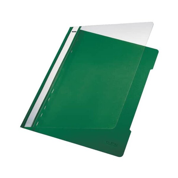 4191 Schnellhefter - A4, langes Beschriftungsfeld, PVC, grün