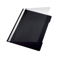 4191 Schnellhefter - A4, langes Beschriftungsfeld, PVC, schwarz