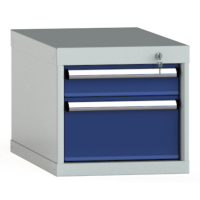 Schubladenschrank 400x419x750mm 2 Schubl. Einfachauszug 100 kg