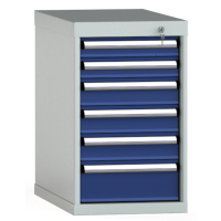 Schubladenschrank 700x419x750mm 6 Schubl. Einfachauszug 100 kg