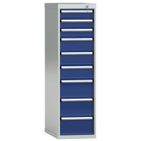 Schubladenschrank 1450x419x750mm 9 Schubl. Vollauszug 75 kg