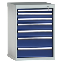 Schubladenschrank 800x572x605mm 7 Schubl. Einfachauszug...