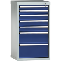 Schubladenschrank 1000x572x605mm 7 Schubl. Einfachauszug...
