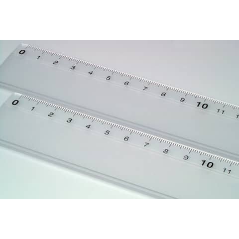 Lineal Kunststoff - 30 cm, glasklar