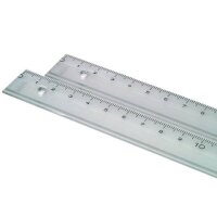 Lineal Kunststoff - 15 cm, glasklar