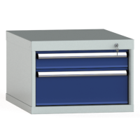 Schubladenschrank 400x572x750mm 2 Schubl. Vollauszug 75 kg