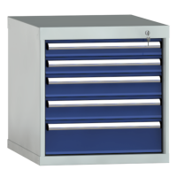 Schubladenschrank 600x572x750mm 5 Schubl. Einfachauszug...