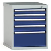 Schubladenschrank 700x572x750mm 5 Schubl. Einfachauszug...
