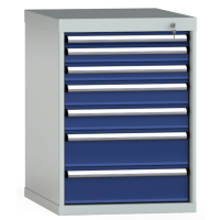Schubladenschrank 800x572x750mm 7 Schubl. Einfachauszug...