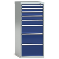 Schubladenschrank 1325x572x750mm 8 Schubl. Vollauszug 200 kg