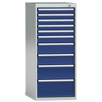 Schubladenschrank 1325x572x750mm 10 Schubl. Vollauszug 200 kg
