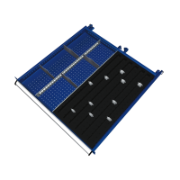 Einteilungsmaterialsatz Fronth. 75mm à 17 St. SGB(725 x 750 mm)
