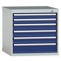 Schubladenschrank 700x725x750mm 6 Schubl. Vollauszug 75 kg