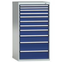 Schubladenschrank 1325x725x750mm 11 Schubl. Vollauszug 200 kg/75kg