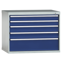Schubladenschrank 800x1031x750mm 5 Schubl. Vollauszug 75 kg