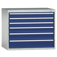 Schubladenschrank 850x1031x750mm 6 Schubl. Einfachauszug...